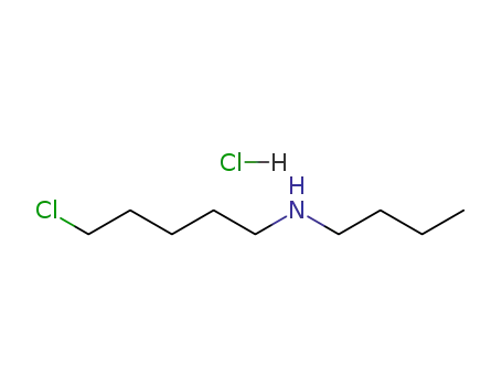 Molecular Structure of 7402-19-9 (N-butyl-5-chloropentan-1-amine)