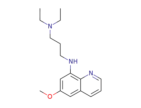Molecular Structure of 551-01-9 (6-methoxy-8-(3-diethylaminopropylamino)quinoline)