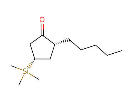 (2R,4S)-2-Pentyl-4-trimethylsilanyl-cyclopentanone