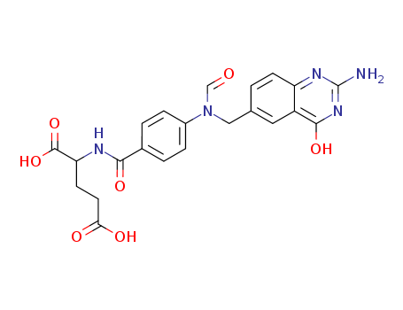 L-Glutamic acid,N-[4-[[(2-amino-1,4-dihydro-4-oxo-6-quinazolinyl)methyl]formylamino]benzoyl]-(9CI) cas  61038-31-1
