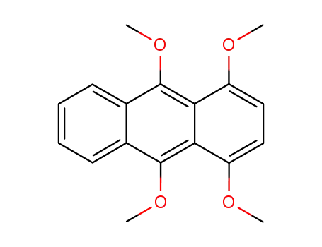 Molecular Structure of 106752-92-5 (Anthracene, 1,4,9,10-tetramethoxy-)