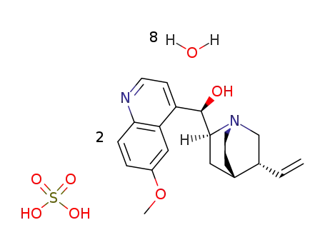 Molecular Structure of 6591-63-5 (Quinidine sulfate dihydrate)