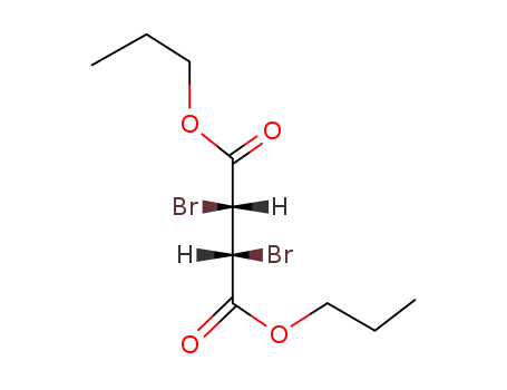 Molecular Structure of 608-85-5 (dipropyl 2,3-dibromobutanedioate)