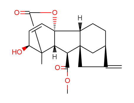 Gibb-3-ene-1,10-dicarboxylicacid, 2,4a-dihydroxy-1-methyl-8-methylene-, 1,4a-lactone, 10-methyl ester, (1a,2b,4aa,4bb,10b)- (9CI)