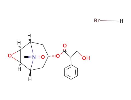 Molecular Structure of 6106-81-6 (SCOPOLAMINE N-OXIDE HYDROBROMIDE)