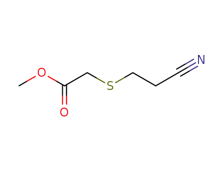 Molecular Structure of 60785-76-4 (METHYL 2-[(2-CYANOETHYL)THIO]ACETATE)