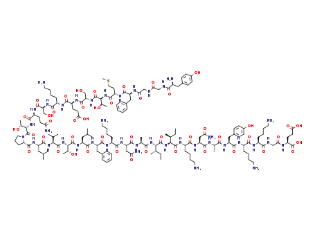 Molecular Structure of 61214-51-5 (BETA-ENDORPHIN  HUMAN  SYNTHETIC)