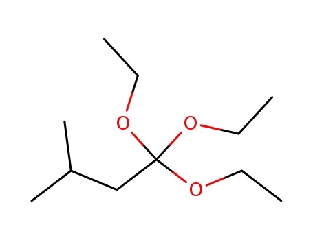 Molecular Structure of 55048-55-0 (1,1,1-TRIETHOXY-3-METHYLBUTANE)