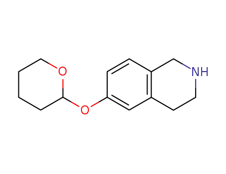 Molecular Structure of 200396-68-5 (6-(tetrahydropyran-2-yloxy)-1,2,3,4-tetrahydroisoquinoline)