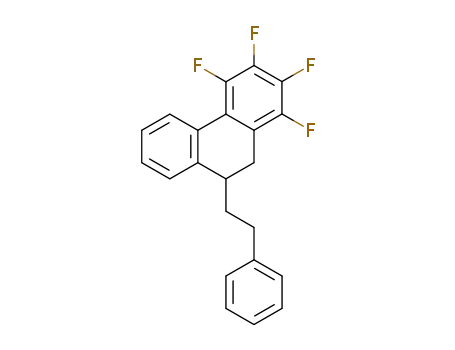 1,2,3,4-Tetrafluor-9-phenaethyl-9,10-dihydro-phenanthren