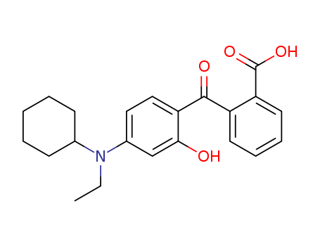 2-[4-(Cyclohexylethylamino)-2-hydroxybenzoyl]benzoic acid