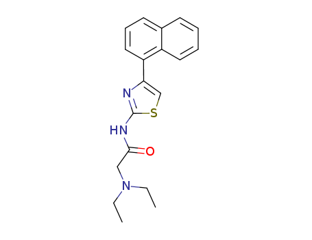 Acetamide,2-(diethylamino)-N-[4-(1-naphthalenyl)-2-thiazolyl]-