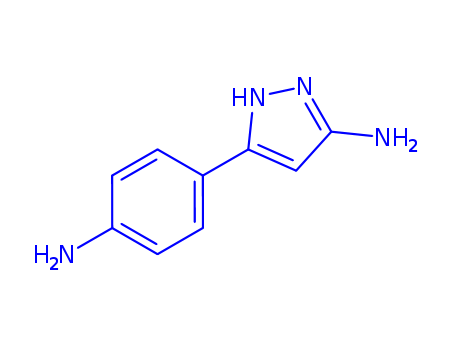 Pyrazole, 3-amino-5-(p-amino phenyl)-