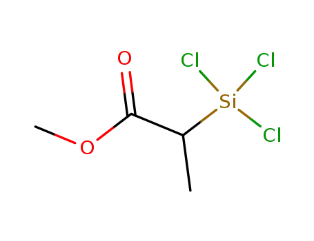 Molecular Structure of 60839-24-9 (2-(CARBOMETHOXY)ETHYLTRICHLOROSILANE)