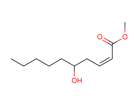 (+/-)-5-hydroxy-dec-2<i>c</i>-enoic acid methyl ester