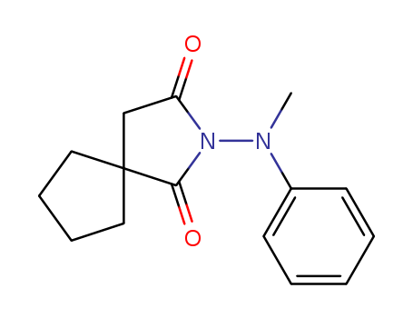 2-Azaspiro[4.4]nonane-1,3-dione,2-(methylphenylamino)- cas  61343-25-7