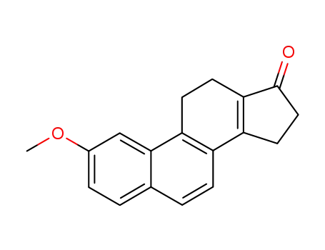Molecular Structure of 55651-42-8 (2-methoxygona-1,3,5(10),6,8,13-hexaen-17-one)