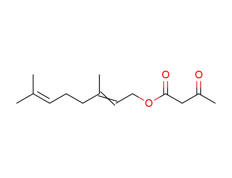 Molecular Structure of 61759-64-6 (3,7-dimethylocta-2,6-dien-1-yl 3-oxobutanoate)