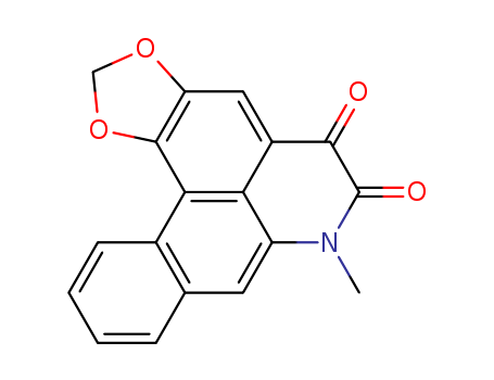 5H-Benzo[g]-1,3-benzodioxolo[6,5,4-de]quinoline-5,6(7H)-dione, 7-methy l-