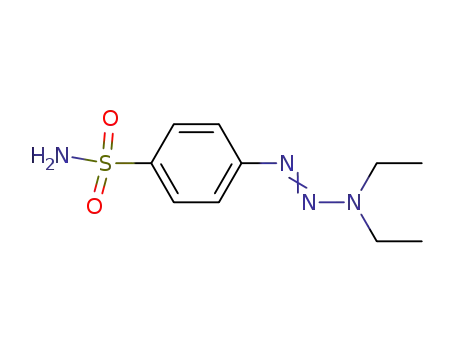 Molecular Structure of 55469-65-3 (4-[(1E)-3,3-diethyltriaz-1-en-1-yl]benzenesulfonamide)
