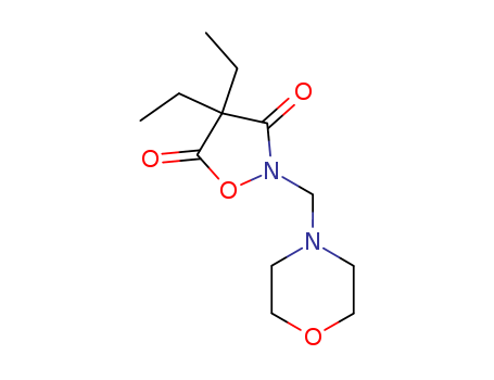 3,5-Isoxazolidinedione,4,4-diethyl-2-(4-morpholinylmethyl)-