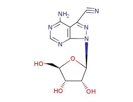4-amino-1-pentofuranosyl-1H-pyrazolo[3,4-d]pyrimidine-3-carbonitrile