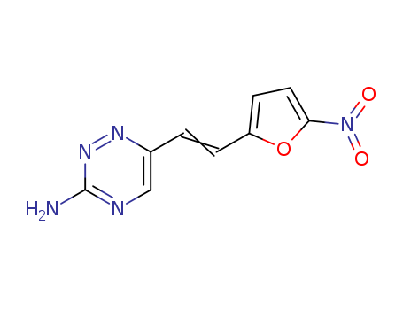1,2,4-Triazin-3-amine,6-[2-(5-nitro-2-furanyl)ethenyl]-
