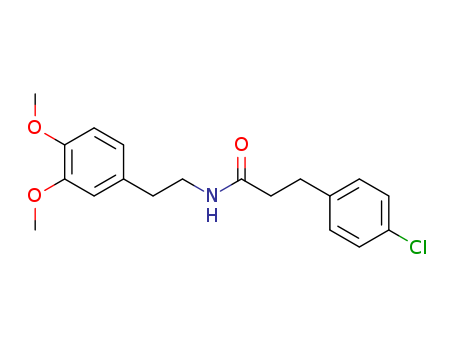 4-Chloro-N-[2-(3,4-dimethoxyphenyl)ethyl]benzenepropanamide