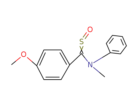 N-[(4-methoxyphenyl)(sulfinyl)methyl]-N-methylaniline