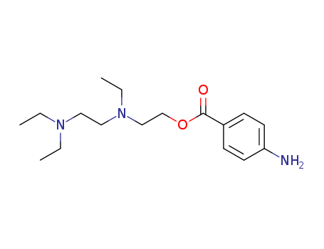 Ethanol,2-[[2-(diethylamino)ethyl]ethylamino]-, 1-(4-aminobenzoate)