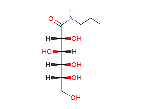 Molecular Structure of 24758-61-0 (N-propylgluconamide)