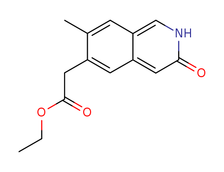 6-Isoquinolineaceticacid, 2,3-dihydro-7-methyl-3-oxo-, ethyl ester cas  55329-69-6