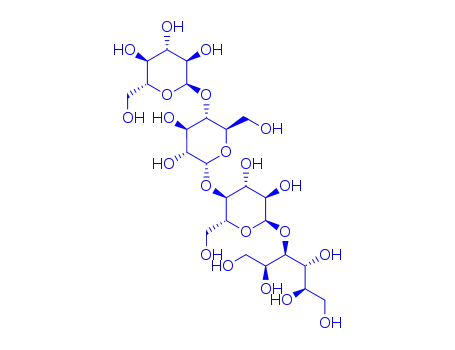 Molecular Structure of 25466-16-4 (α-D-glucopyranosyl-(1→4)-α-D-glucopyranosyl-(1→4)-α-D-glucopyranosyl-(1→4)-α-D-sorbitol)