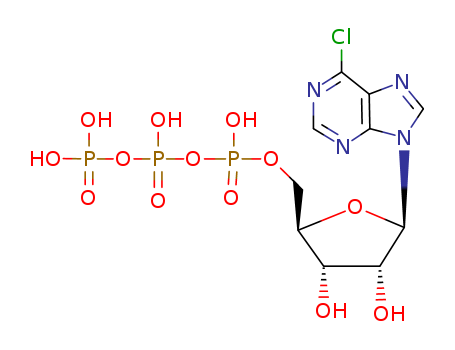 9H-Purine,6-chloro-9-[5-O-[hydroxy[[hydroxy(phosphonooxy)phosphinyl]oxy]phosphinyl]-b-D-ribofuranosyl]-                                                                                                 