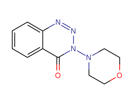 1,2,3-Benzotriazin-4(3H)-one,3-(4-morpholinyl)- cas  5581-46-4
