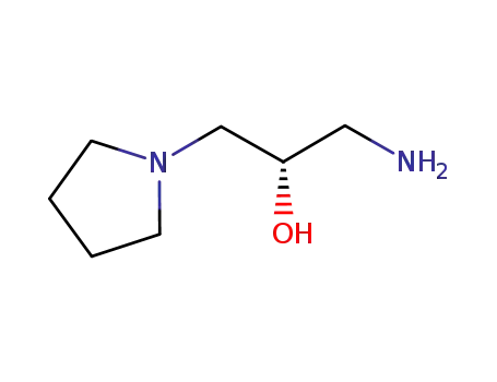 Molecular Structure of 756521-06-9 (1-Pyrrolidineethanol,alpha-(aminomethyl)-,(alphaR)-(9CI))