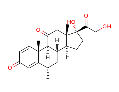 17α,21-dihydroxy-6α-methylpregna-1,4-diene-3,11,20-trione