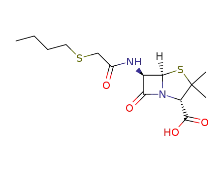 Molecular Structure of 6192-29-6 (penicillin BT)