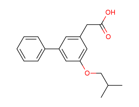 61888-58-2,5-Isobutoxy-3-biphenylacetic acid,5-Isobutoxy-3-biphenylacetic acid