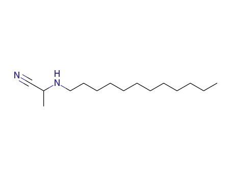 Molecular Structure of 56095-88-6 (2-(dodecylamino)propanenitrile)