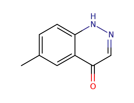 Molecular Structure of 90417-05-3 (4-Cinnolinol, 6-methyl-)