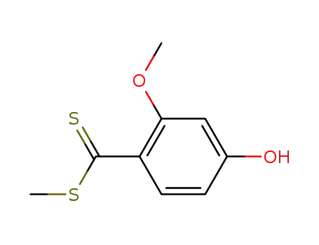 Molecular Structure of 62070-80-8 (3-methoxy-4-[(methylsulfanyl)(sulfanyl)methylidene]cyclohexa-2,5-dien-1-one)