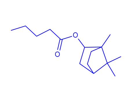 Molecular Structure of 7549-41-9 (BORNYL VALERATE)