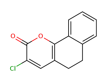 Molecular Structure of 55735-31-4 (3-chloro-5,6-dihydro-2H-benzo[h]chromen-2-one)