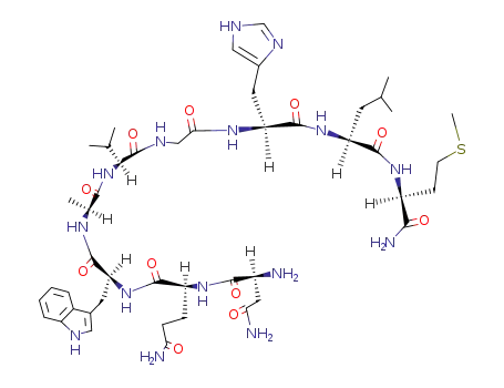 Molecular Structure of 55750-00-0 (bombesin nonapeptide)