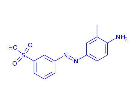 Molecular Structure of 55994-13-3 (3-[(4-Amino-3-methylphenyl)azo]benzenesulfonic acid)
