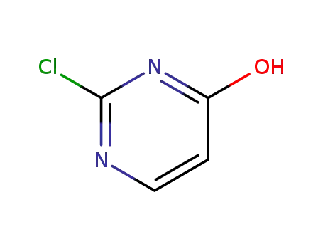 Molecular Structure of 55873-09-1 (4(1H)-Pyrimidinone, 2-chloro- (9CI))