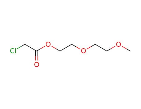 Molecular Structure of 56149-36-1 (2-(2-methoxyethoxy)ethyl chloroacetate)