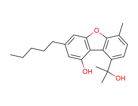 1-hydroxy-9-(1-hydroxy-1-methylethyl)-6-methyl-3-pentyldibenzofuran