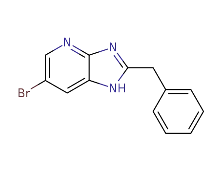 Molecular Structure of 56291-49-7 (2-benzyl-6-bromo-1H-imidazo[4,5-b]pyridine)